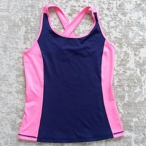 Yoshion Criss Cross Athletic Yoga Tank Top Medium